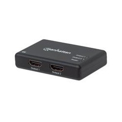 VIDEO SPLITTER,MANHATTAN,207669, HDMI 4K@30HZ, 1 IN:2 OUT,  AC MANHATTAN 207669