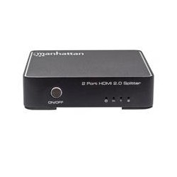 VIDEO SPLITTERMANHATTAN,207591, HDMI 4K60HZ, 1 IN2 OUT MANHATTAN 207591