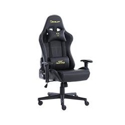 SILLA OCELOT GAMING OGS-01  /  VINIPIEL  /  BASE NYLON AJUSTABLE  /  DESCANSABRAZOS 2D  /  PISTON CLASE 4  /  RECLINABLE 90-155 