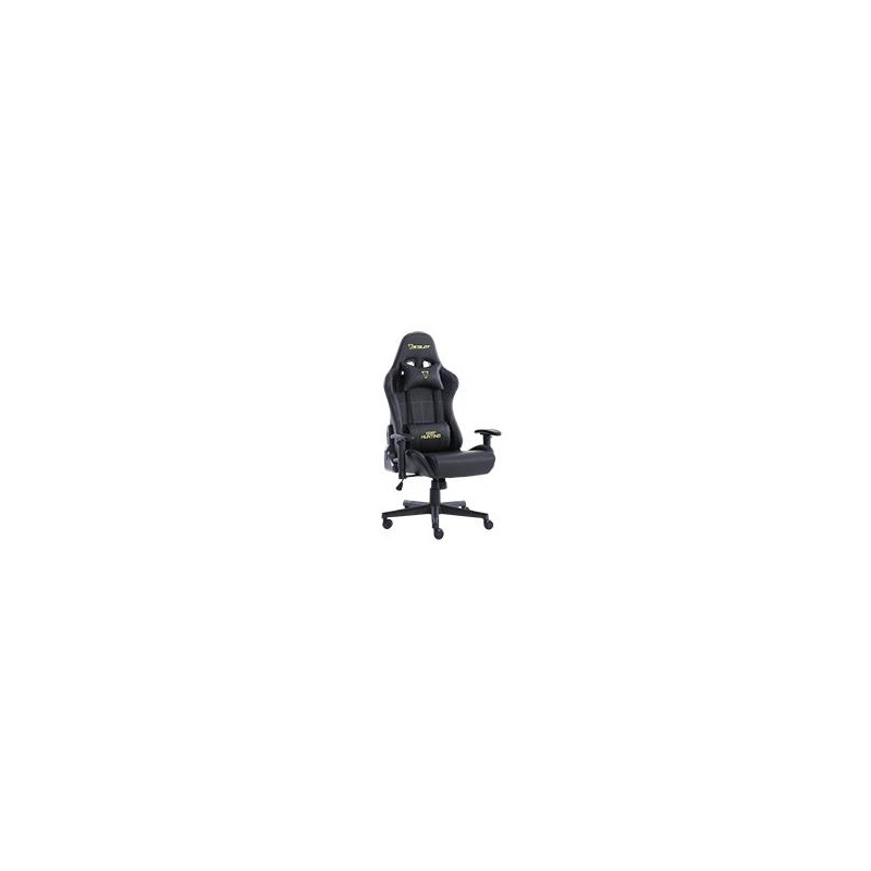 SILLA OCELOT GAMING OGS-01  /  VINIPIEL  /  BASE NYLON AJUSTABLE  /  DESCANSABRAZOS 2D  /  PISTON CLASE 4  /  RECLINABLE 90-155 