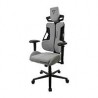 SILLA OCELOT GAMING OST-GRAY SCORPIO  /  TELA  /  BASE METALICA  /  DESCANSABRAZOS 2D  /  PISTON CLASE 4  /  RECLINABLE 170 GRAD