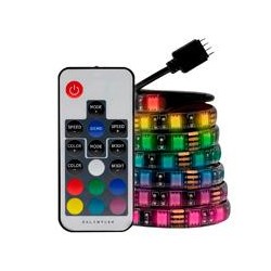 TIRA LED GAMER BALAM RUSH GAMING RBG STRIP SLX10  /  328 MODOS RGB  /  COBERTURA SELLADA  /  CONTROL REMOTO  /  80 CM  /  20 COL