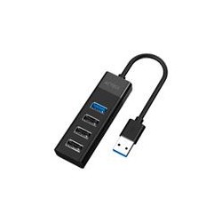 HUB ACTECK PORT X4 DH422  /  HUB 4 EN 1 USB  /  1X USB 3.0  /  3 X USB 2.0  /  NEGRO  /  AC-937061 ACTECK AC-937061