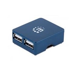 HUB USB,MANHATTAN,160605, V2.0 4 PTOS MICRO MANHATTAN 160605