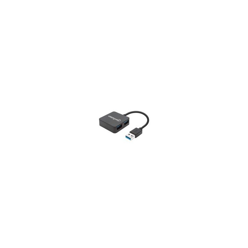 HUB USB,MANHATTAN,162296, V3.0  4 PTOS MINI MANHATTAN 162296