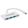 HUB USB,MANHATTAN,163552,-C  3 PTOS A + 1 PTO C MANHATTAN 163552