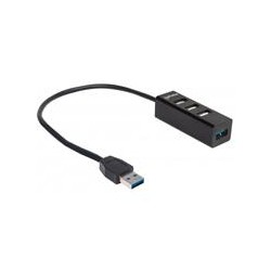 HUB USB,MANHATTAN,163828, V2.0  3 PTOS Y V3.0 1 PTO SIN FUENTE MANHATTAN 163828