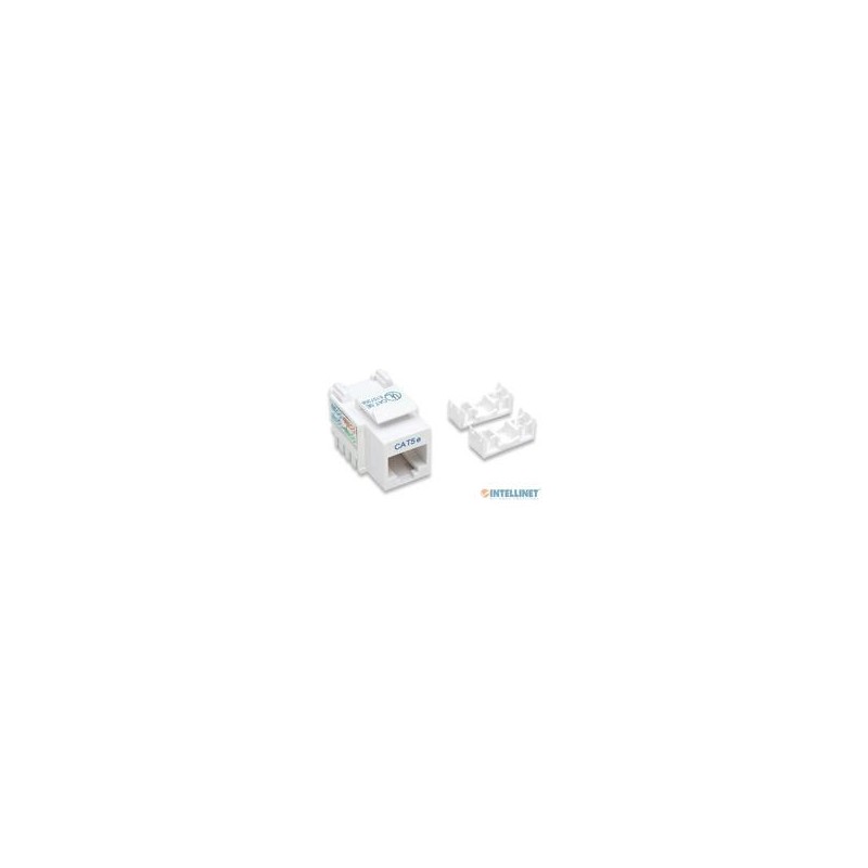 JACK,INTELLINET,210355, CAT 5E DE IMPACTO KEYSTONE BLANCO INTELLINET 210355