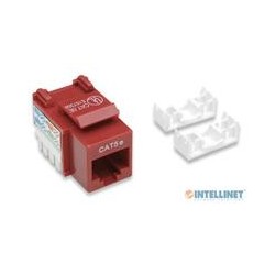 JACK,INTELLINET,210478, CAT 5E DE IMPACTO KEYSTONE ROJO INTELLINET 210478