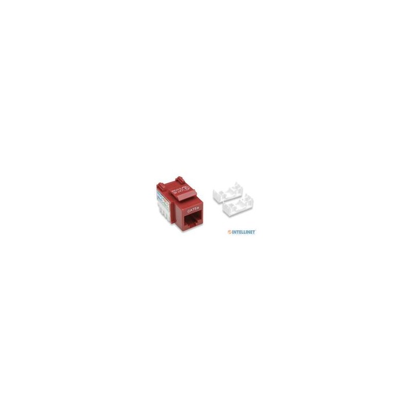 JACK,INTELLINET,210478, CAT 5E DE IMPACTO KEYSTONE ROJO INTELLINET 210478