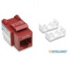 JACK,INTELLINET,210478, CAT 5E DE IMPACTO KEYSTONE ROJO INTELLINET 210478