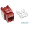 JACK,INTELLINET,210614, CAT 6  DE IMPACTO (KEYSTONE) ROJO INTELLINET 210614
