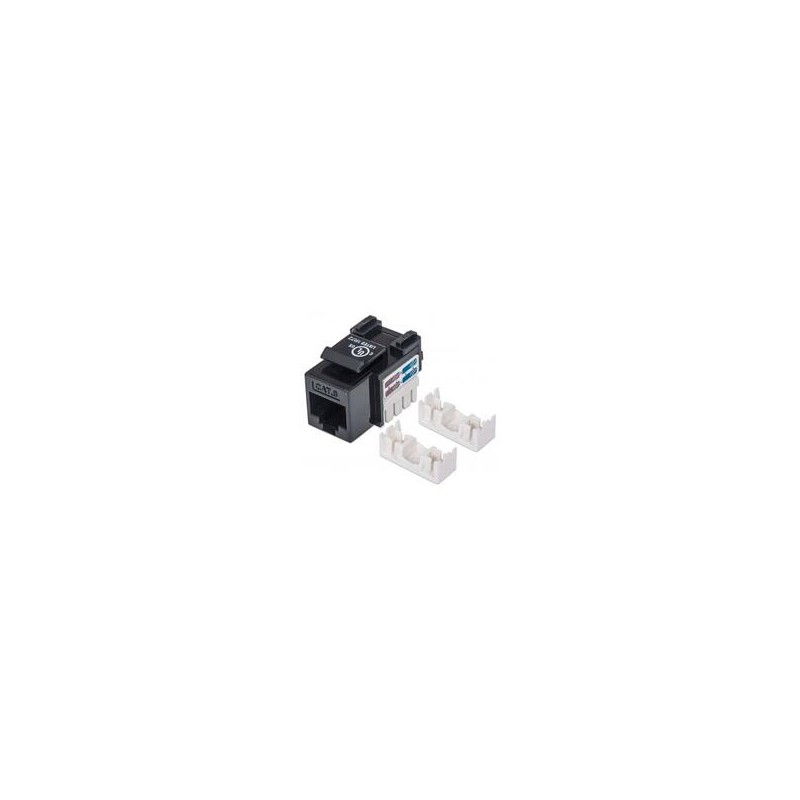JACK,INTELLINET,210720, CAT 6  DE IMPACTO (KEYSTONE) NEGRO INTELLINET 210720