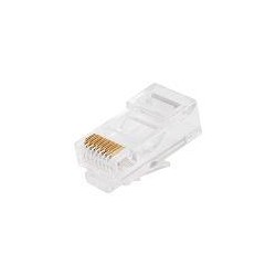 PLUG RJ45 CAT6 GHIA UTP CAJA C / 100 PZAS GHIA GCN-004
