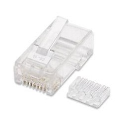 PLUG RJ45,INTELLINET,503006, CAT 6 UTP SOLIDO 100 PZAS INTELLINET 503006
