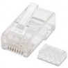 PLUG RJ45,INTELLINET,503006, CAT 6 UTP SOLIDO 100 PZAS INTELLINET 503006