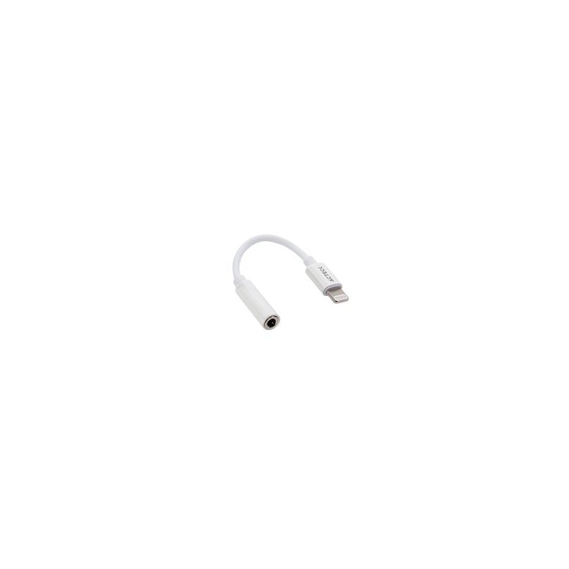 ADAPTADOR ACTECK SHIFT PLUS  AL405  /  LIGHTNING A AUX 3.5 MM  /  11 CM  /  BLANCO  /  AC-934848 ACTECK AC-934848