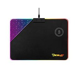 OCELOT MOUSE PAD RIGIDO TIPO RGB, CARGA INALAMBRICA PARA SMARTPHONES, CONEXIN MEDIANTE USB PLUG AND PLAY OCELOT GAMING OMPR01