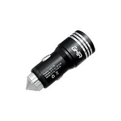 CARGADOR PARA AUTO GHIA 2 PUERTOS USB GHIA GAC-176