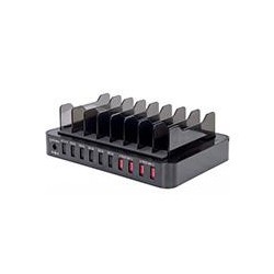 ESTACION DE CARGA,MANHATTAN,180009, USB 10 DISPOSITIVOS MANHATTAN 180009