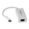ADAPTADOR DE RED GIGABIT USB-C - USB 3.1 GEN 1 5 GBPS - BLANCO - STARTECH.COM MOD. US1GC30W STARTECH.COM US1GC30W