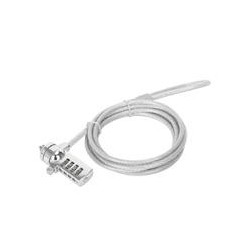 CANDADO LAPTOP  / MANHATTAN / 440448 / COMBINACION 2.0M, 4 DIGITOS, PLATEADO MANHATTAN 440448