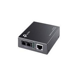 CONVERTIDOR DE MEDIOS TP-LINK MC210CS MONO MODO CONECTOR DE FIBRA SC A RJ45 1000MBPS DUPLEX TOTAL HASTA 15KM TP LINK MC210CS