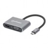 DOCKING USB,MANHATTAN,130691,-C  4 PTOS, HDMI / VGA, USB-A / USB-C PD MANHATTAN 130691