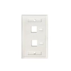 TAPA FACEPLATE , INTELLINET,772396,  BLANCO 2 PERF. ETIQUETA INTELLINET 772396