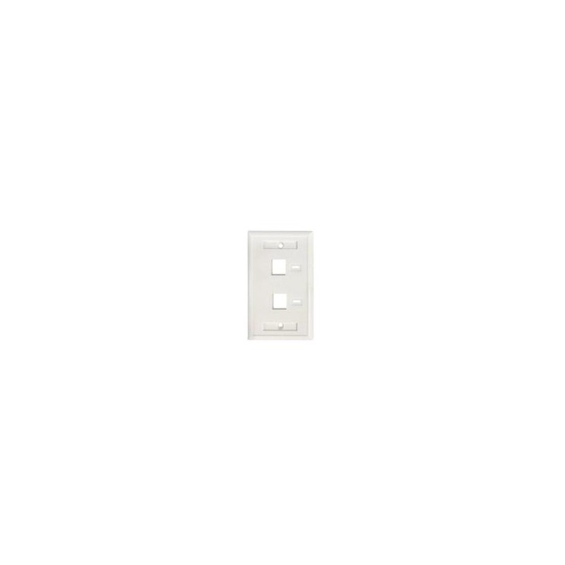 TAPA FACEPLATE , INTELLINET,772396,  BLANCO 2 PERF. ETIQUETA INTELLINET 772396