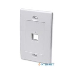 TAPA FACEPLATE,INTELLINET,163286, 1 PERFORACION BLANCO INTELLINET 163286