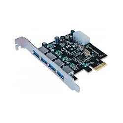 TARJETA USB,MANHATTAN,152891, V3 PCI EXPRESS 4 PTOS ESTANDAR-BRACKET MANHATTAN 152891
