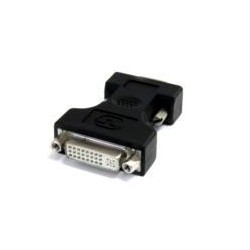ADAPTADOR DE VIDEO DVI-I A VGA - DVI-I HEMBRA - HD15 MACHO - NEGRO - STARTECH.COM MOD. DVIVGAFMBK STARTECH.COM DVIVGAFMBK