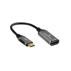 ADAPTADOR CONECTOR USB TIPO C CABLE 14.5 CENTIMETROS HDMI 4K 60 HZ FULL HD PERFECT CHOICE - GRIS PERFECT CHOICE PC-101260