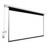 PANTALLA PROYECCION ELECTRICA MULTIMEDIA SCREEN MSE-182, 101 PULGADAS DIAGONAL, MEDIDA 182 CM X 182 CM, FORMATO 1:1, COLOR BLANC