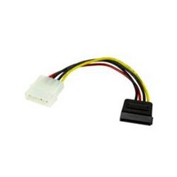 ADAPTADOR DE 15CM DE LARGO DE ALIMENTACION LP4 A SATA - 1X LP4 MACHO - 1X SATA DE PODER 15 PINES - STARTECH.COM MOD. SATAPOWADAP