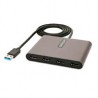 ADAPTADOR DE VIDEO EXTERNO - TARJETA DE VIDEO EXTERNA - DONGLE LLAVE USB-A 3.0 A 4X HDMI - 1080P A 60HZ - CONVERSOR MULTIMONITOR
