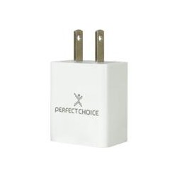 ADAPTADOR DE CORRIENTE USB 2.4A PERFECT CHOICE BLANCO PERFECT CHOICE PC-240372