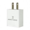 ADAPTADOR DE CORRIENTE USB 2.4A PERFECT CHOICE BLANCO PERFECT CHOICE PC-240372