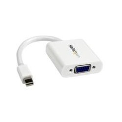 ADAPTADOR DE VIDEO MINI DISPLAYPORT A VGA - CABLE CONVERTIDOR ACTIVO - HEMBRA VGA HD15 - MACHO MINI DP - 1920X1200 - BLANCO - ST