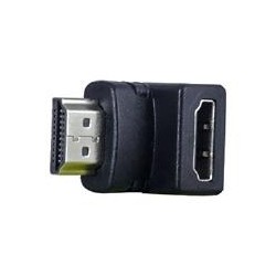 ADAPTADOR GHIA CODO HDMI MACHO A HDMI HEMBRA  /  ANGULO DE 90 GRADOS GHIA ADAP-6