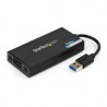 ADAPTADOR GRAFICO EXTERNO USB 3.0 A HDMI STARTECH.COM - ULTRAHD 4K 30HZ - CERTIFICADO DISPLAYLINK - CONVERTIDOR USB-A A HDMI PAR