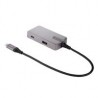 ADAPTADOR STARTECH.COM MULTIPUERTOS USB C - USB-C A HDMI 2.0 4K 60HZ, PD CON PASO DE 100W - HUB USB DE 3 PUERTOS DE 10GBPS - MIN