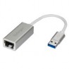 ADAPTADOR TARJETA DE RED EXTERNA - ETHERNET GIGABIT EXTERNO USB 3.0 - PLATEADO - IDEAL PARA MACBOOK, CHROMEBOOK O TABLET - START