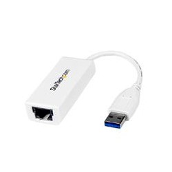 ADAPTADOR TARJETA DE RED EXTERNA NIC USB 3.0 A 1GBPS GIGABIT ETHERNET 1 PUERTO - 1X RJ45 HEMBRA - 1X USBA - BLANCO - STARTECH.CO