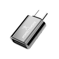 ADAPTADOR USB A HEMBRA A USB TIPO C MACHO PERFECT CHOICE PERFECT CHOICE PC-101291