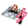 BRACKET DE MONTAJE PARA 2 UNIDADES DE DISCO DURO HDD DE 2.5 A BAH