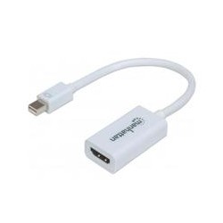 CABLE  ADAPTADOR,MANHATTAN,151399, DISPLAYPORT MINI M A HDMI H BL 1080P MANHATTAN 151399