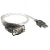 CONVERTIDOR USB,MANHATTAN,205153, A SERIAL DB9M  BOLSA MANHATTAN 205153