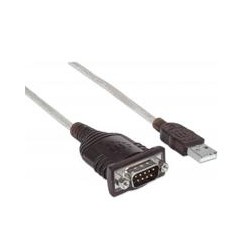 CONVERTIDOR,MANHATTAN,151849, USB A SERIAL DB9M 1.8M CHIP PL-2303RA MANHATTAN 151849